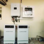 Biến tần Isuna trong hệ thống 12 kw 3 pha trong hệ thống 14 kw lưu trữ 30 kwh